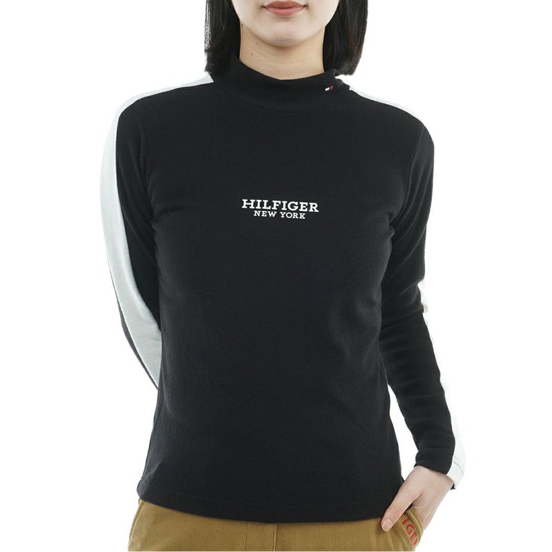 トミー ヒルフィガー ゴルフ Tommy Hilfiger Golf レディース レディース 長袖ライン モックネックシャツ THLA583 詳細4