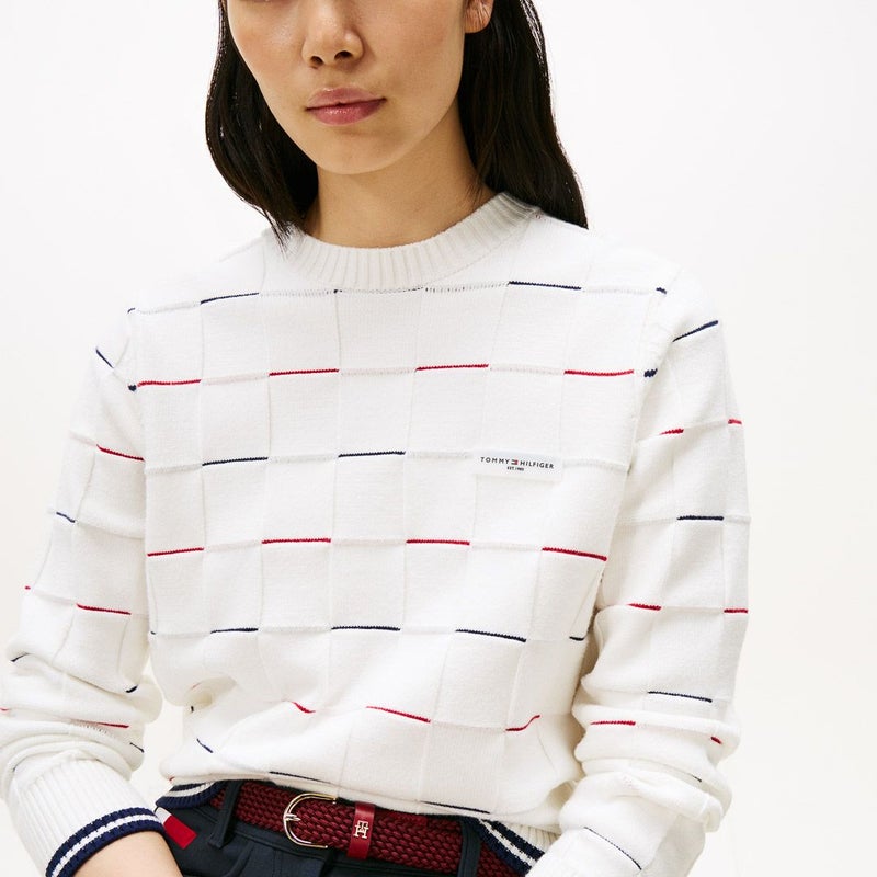 トミー ヒルフィガー ゴルフ Tommy Hilfiger Golf レディース レディース マシュマロタッチ クルーネックニット THLA584 詳細17