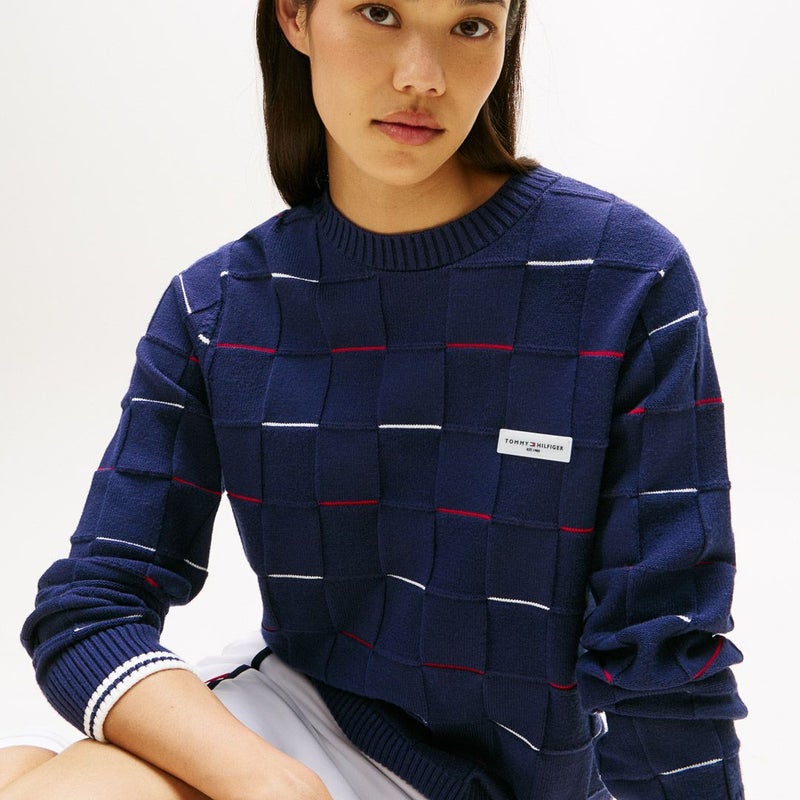 トミー ヒルフィガー ゴルフ Tommy Hilfiger Golf レディース レディース マシュマロタッチ クルーネックニット THLA584 詳細21