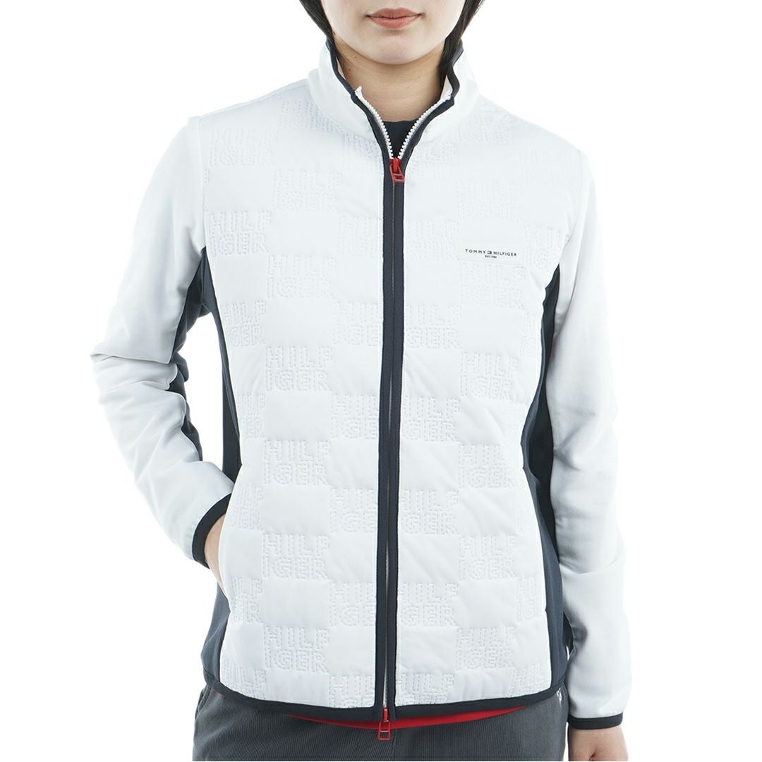 トミー ヒルフィガー ゴルフ Tommy Hilfiger Golf レディース レディース ロゴキルト パテッドジャケット THLA586 詳細1