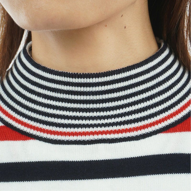 トミー ヒルフィガー ゴルフ Tommy Hilfiger Golf レディース レディース ボーダー ハイネックニット THLA587 詳細19