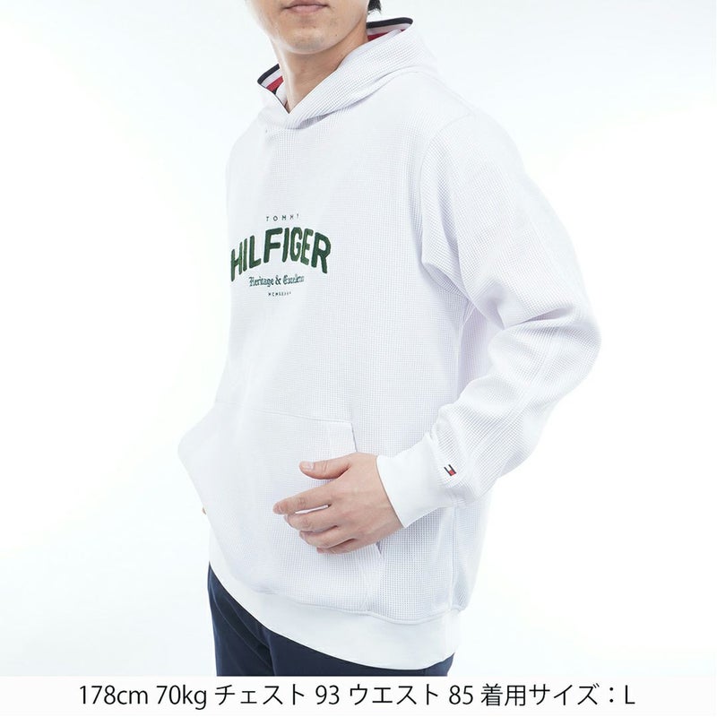 トミー ヒルフィガー ゴルフ Tommy Hilfiger Golf メンズ メンズ フロントロゴ スウェットフーディ- THMA551 詳細2