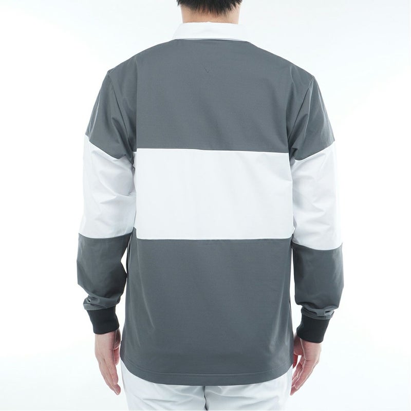 トミー ヒルフィガー ゴルフ Tommy Hilfiger Golf メンズ メンズ カラーブロック ラガーシャツ THMA553 詳細4