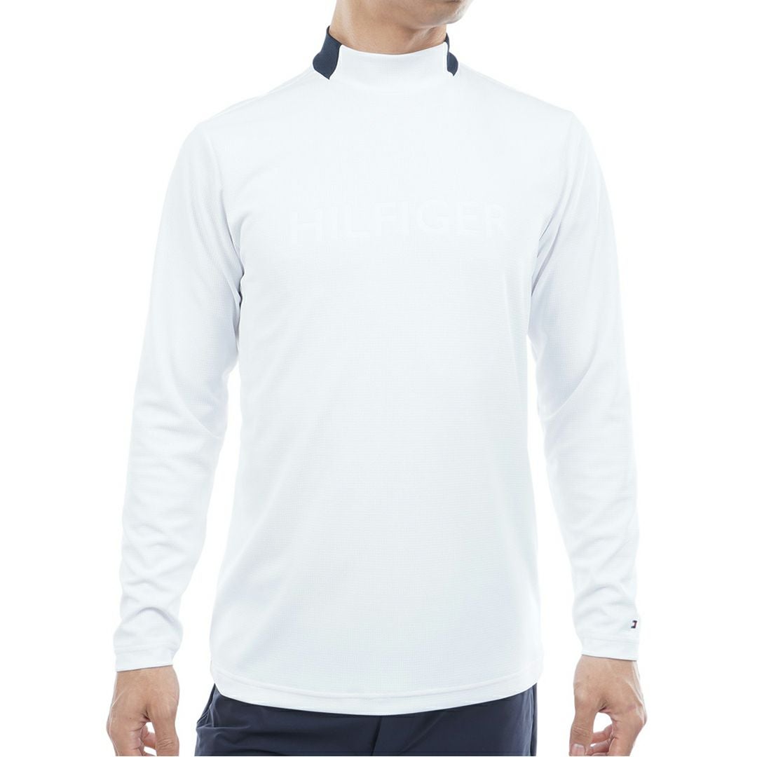 トミー ヒルフィガー ゴルフ Tommy Hilfiger Golf メンズ メンズ エンボス 長袖モックネックシャツ THMA555 詳細1