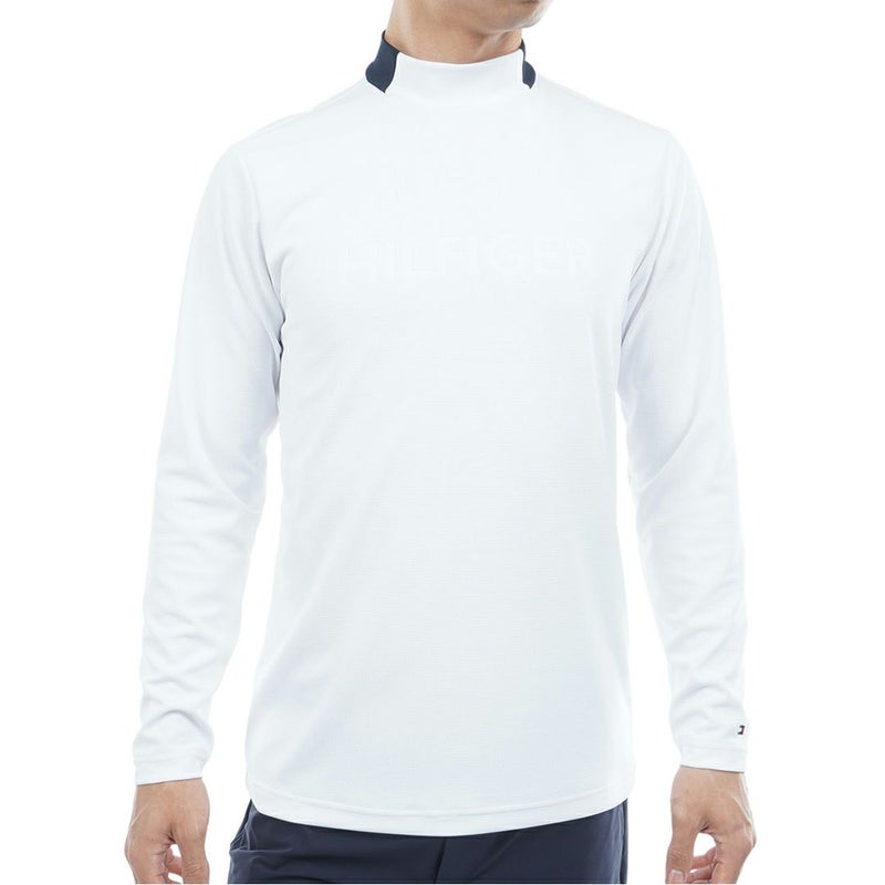 トミー ヒルフィガー ゴルフ Tommy Hilfiger Golf メンズ メンズ エンボス 長袖モックネックシャツ THMA555 詳細1