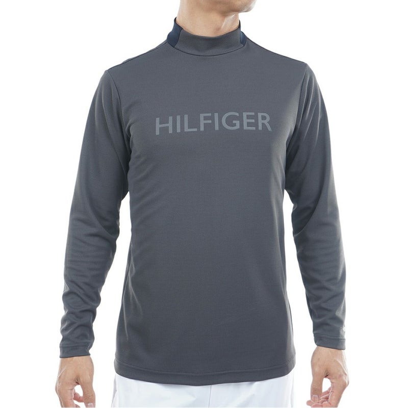 トミー ヒルフィガー ゴルフ Tommy Hilfiger Golf メンズ メンズ エンボス 長袖モックネックシャツ THMA555 詳細4