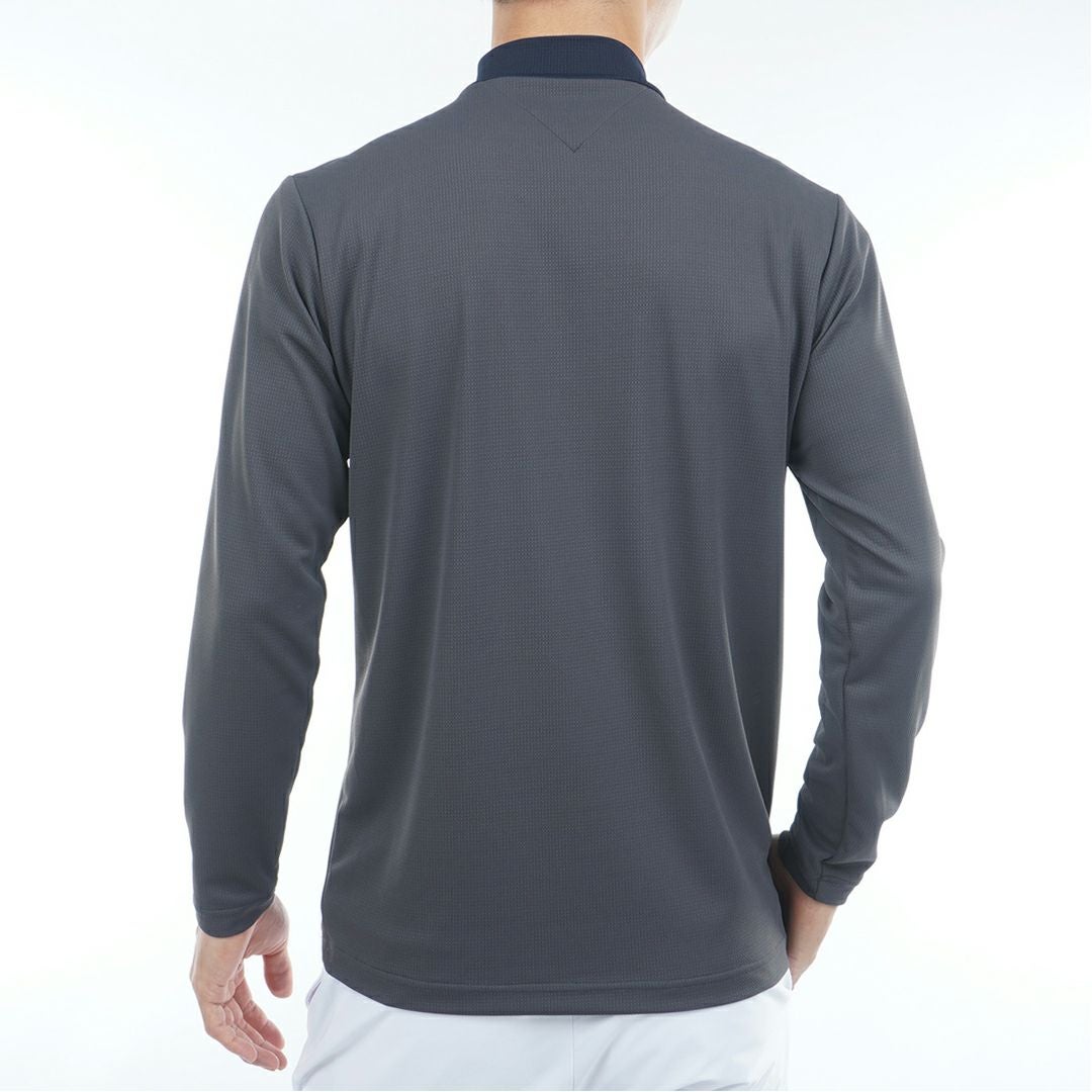 トミー ヒルフィガー ゴルフ Tommy Hilfiger Golf メンズ メンズ エンボス 長袖モックネックシャツ THMA555 詳細6