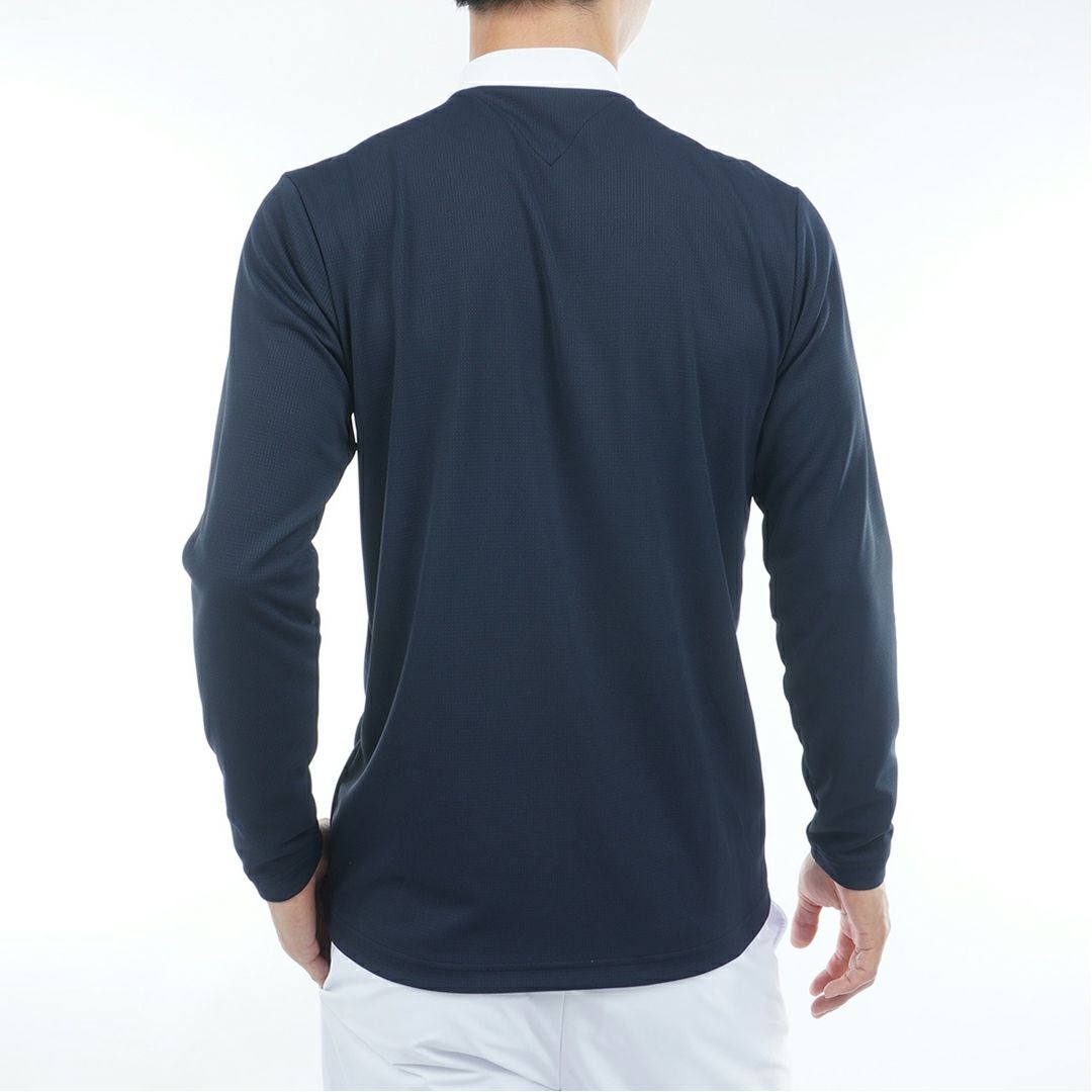 トミー ヒルフィガー ゴルフ Tommy Hilfiger Golf メンズ メンズ エンボス 長袖モックネックシャツ THMA555 詳細10
