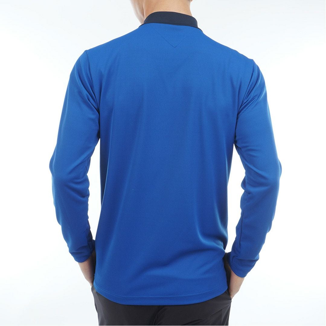 トミー ヒルフィガー ゴルフ Tommy Hilfiger Golf メンズ メンズ エンボス 長袖モックネックシャツ THMA555 詳細18