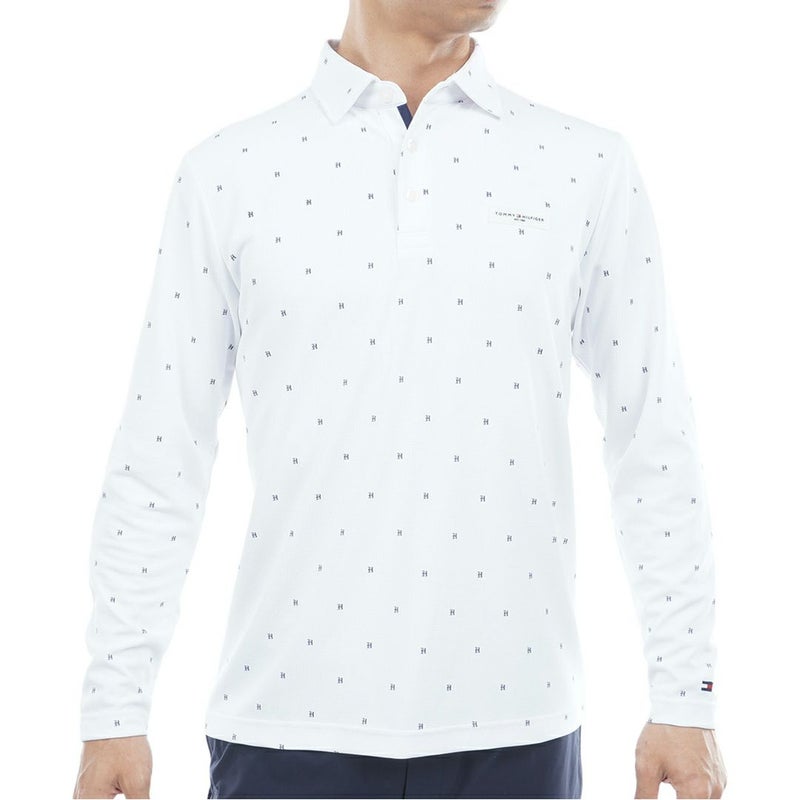 トミー ヒルフィガー ゴルフ Tommy Hilfiger Golf メンズ メンズ ロゴ長袖 台衿付きシャツ THMA556 詳細1