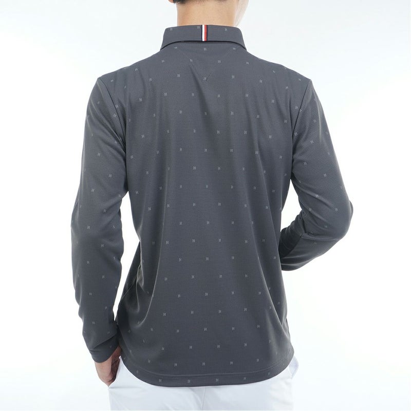 トミー ヒルフィガー ゴルフ Tommy Hilfiger Golf メンズ メンズ ロゴ長袖 台衿付きシャツ THMA556 詳細7