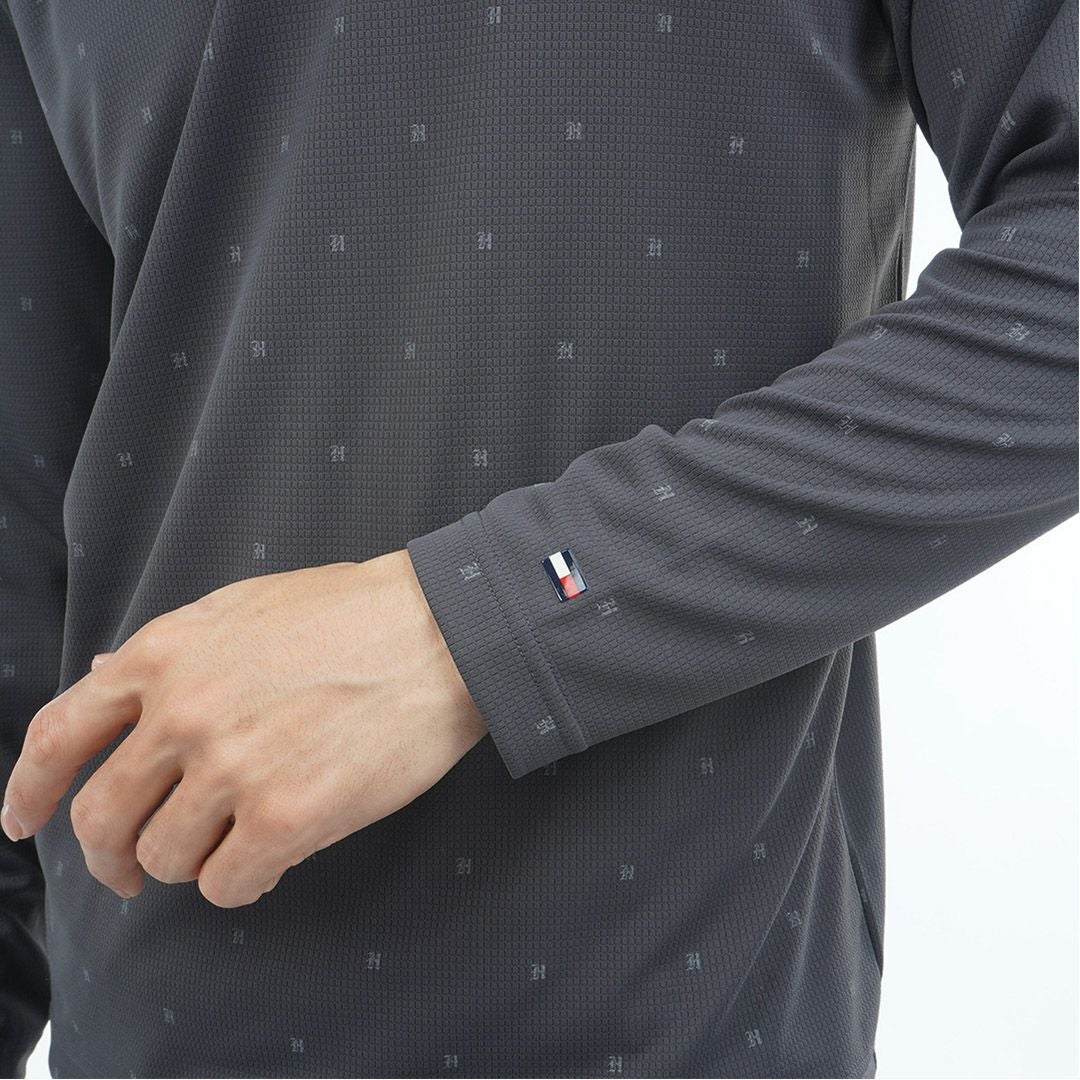 トミー ヒルフィガー ゴルフ Tommy Hilfiger Golf メンズ メンズ ロゴ長袖 台衿付きシャツ THMA556 詳細10