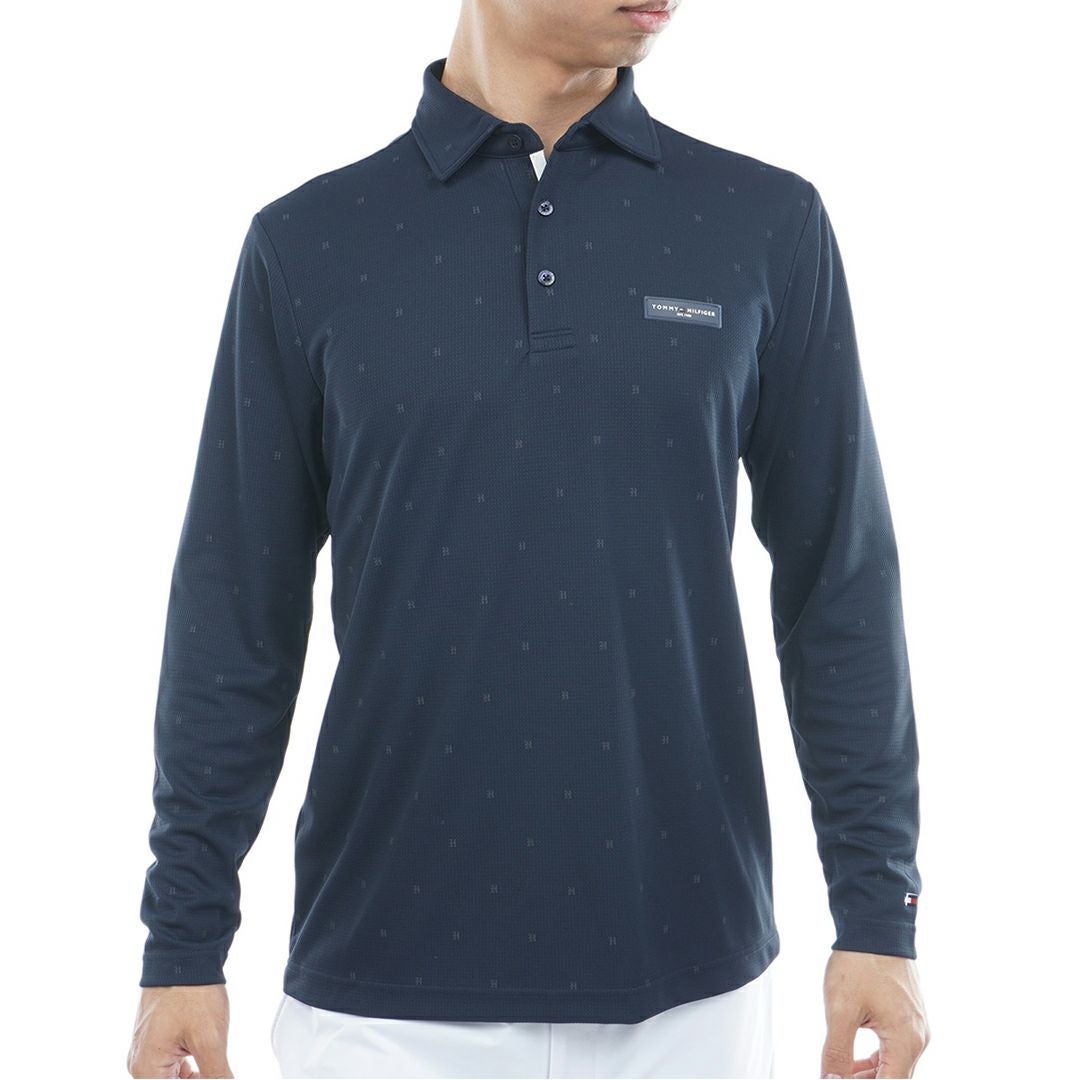 トミー ヒルフィガー ゴルフ Tommy Hilfiger Golf メンズ メンズ ロゴ長袖 台衿付きシャツ THMA556 詳細15