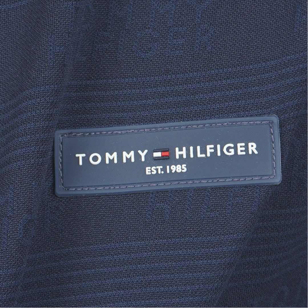 トミー ヒルフィガー ゴルフ Tommy Hilfiger Golf メンズ メンズ ロゴジャガード 半袖モックネックシャツ THMA561 詳細11