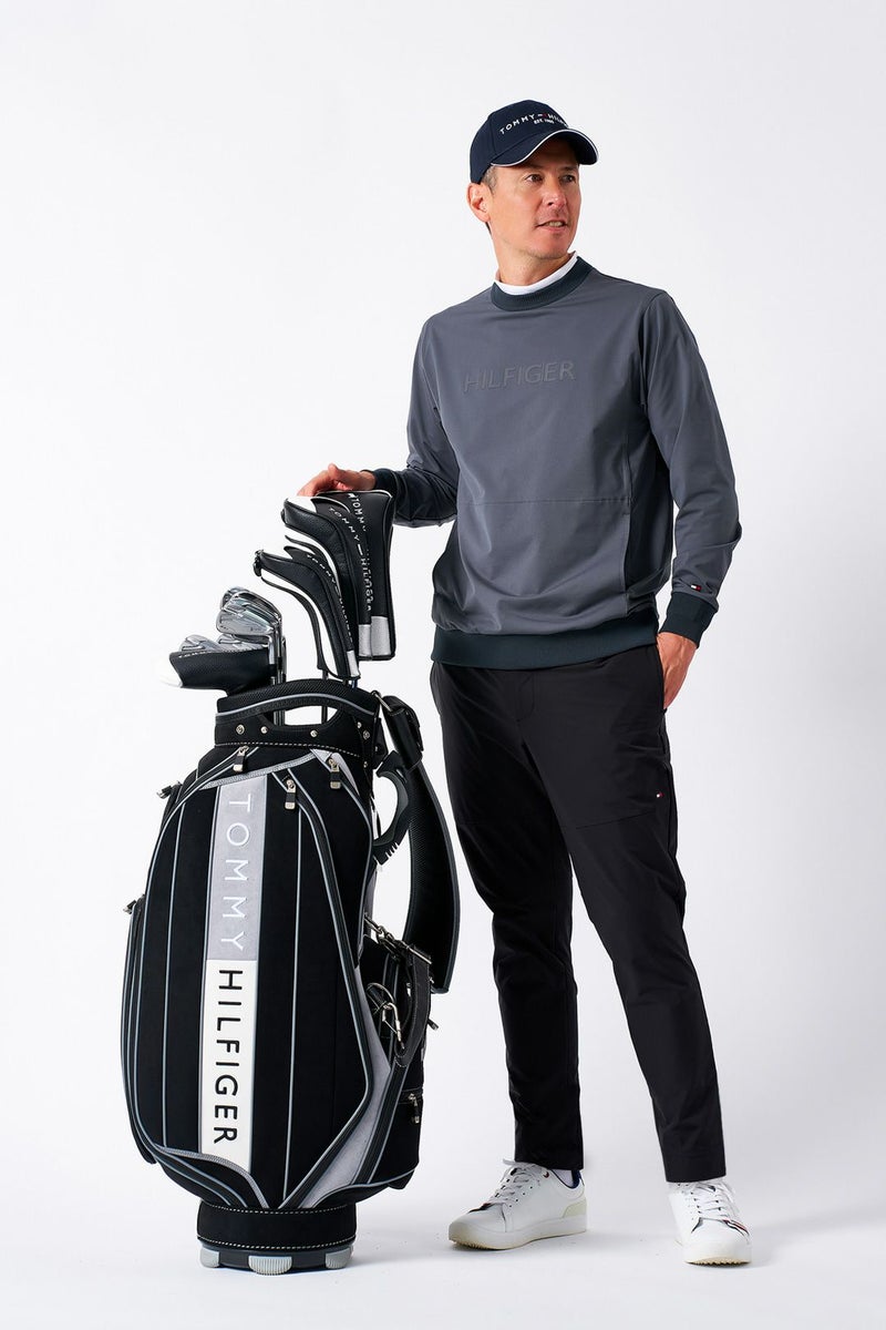 トミー ヒルフィガー ゴルフ Tommy Hilfiger Golf メンズ メンズ ロゴジャガード 半袖モックネックシャツ THMA561 詳細18
