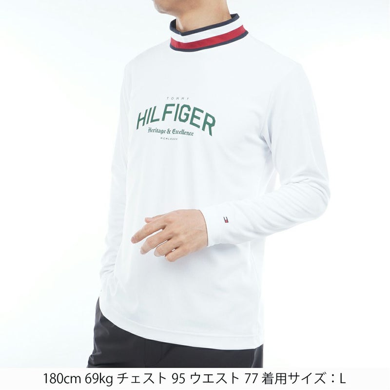 トミー ヒルフィガー ゴルフ Tommy Hilfiger Golf メンズ メンズ シグネチャーリブ 長袖シャツ THMA562 詳細2