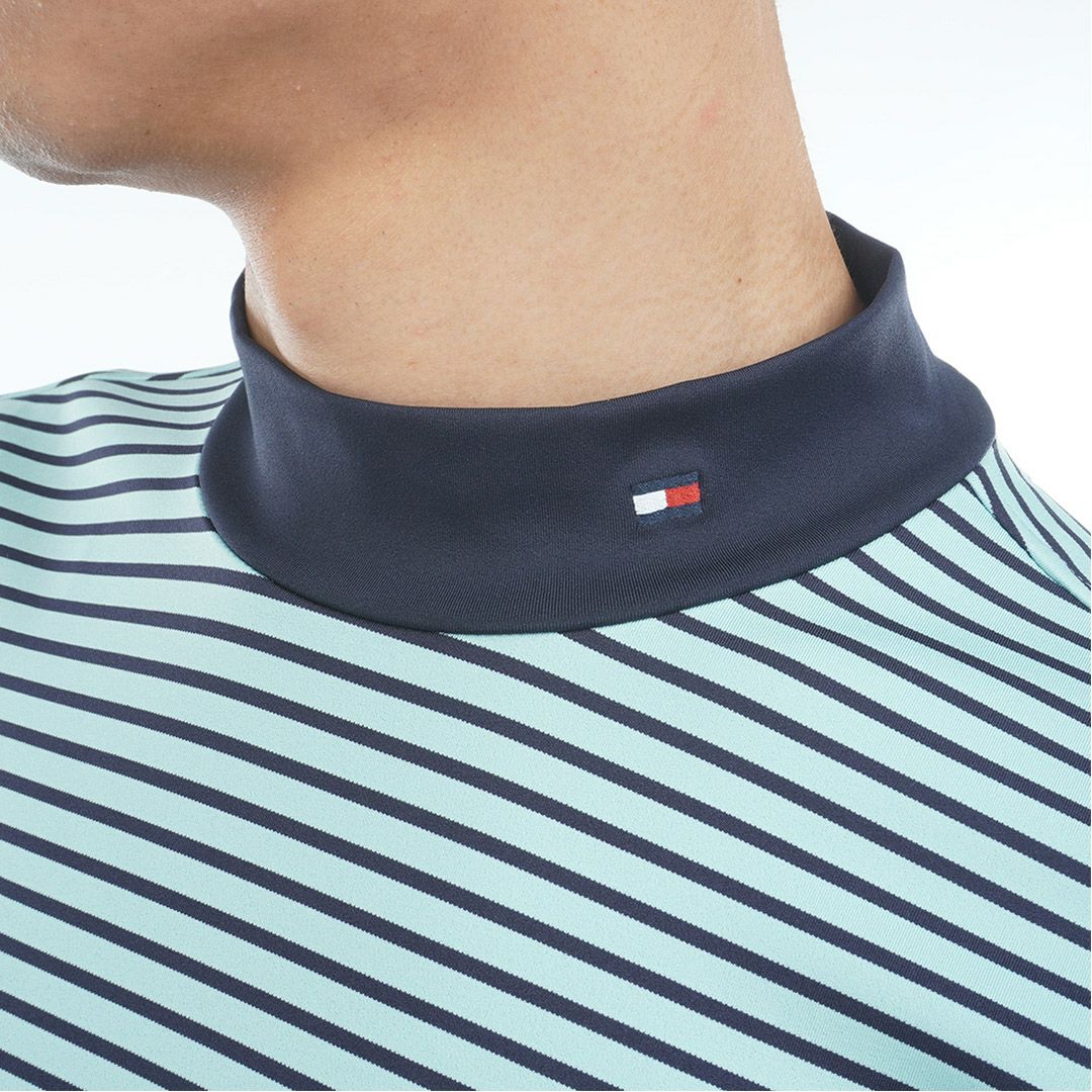 トミー ヒルフィガー ゴルフ Tommy Hilfiger Golf メンズ メンズ ベア天 長袖モックネックシャツ THMA563 詳細13