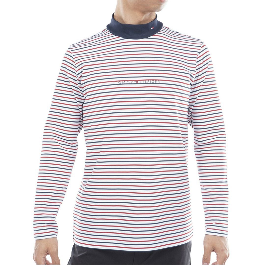 トミー ヒルフィガー ゴルフ Tommy Hilfiger Golf メンズ メンズ ベア天 長袖モックネックシャツ THMA563 詳細15