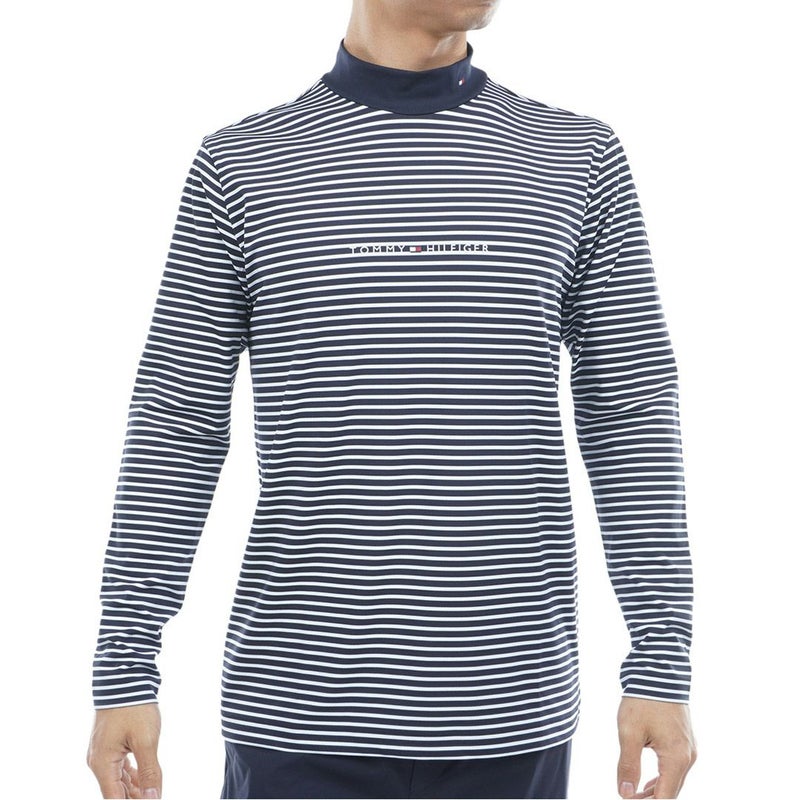 トミー ヒルフィガー ゴルフ Tommy Hilfiger Golf メンズ メンズ ベア天 長袖モックネックシャツ THMA563 詳細18