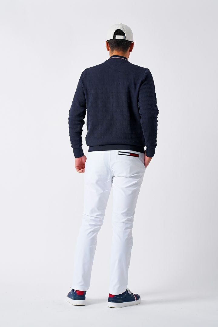 トミー ヒルフィガー ゴルフ Tommy Hilfiger Golf メンズ メンズ ロゴジャガード クル-ネックニット THMA564 詳細32