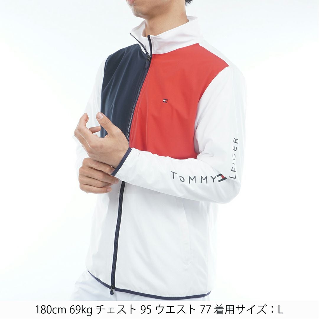 トミー ヒルフィガー ゴルフ Tommy Hilfiger Golf メンズ メンズ カラーブロック ウインドジャケット THMA567 詳細2