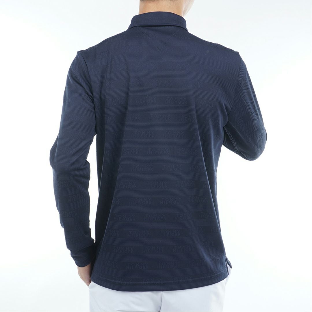 トミー ヒルフィガー ゴルフ Tommy Hilfiger Golf メンズ メンズ ロゴジャガ-ド 長袖台衿付きシャツ THMA568 詳細6