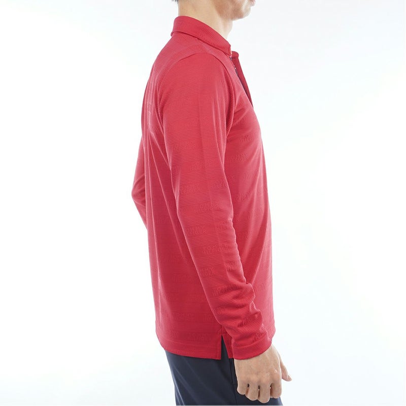 トミー ヒルフィガー ゴルフ Tommy Hilfiger Golf メンズ メンズ ロゴジャガ-ド 長袖台衿付きシャツ THMA568 詳細14