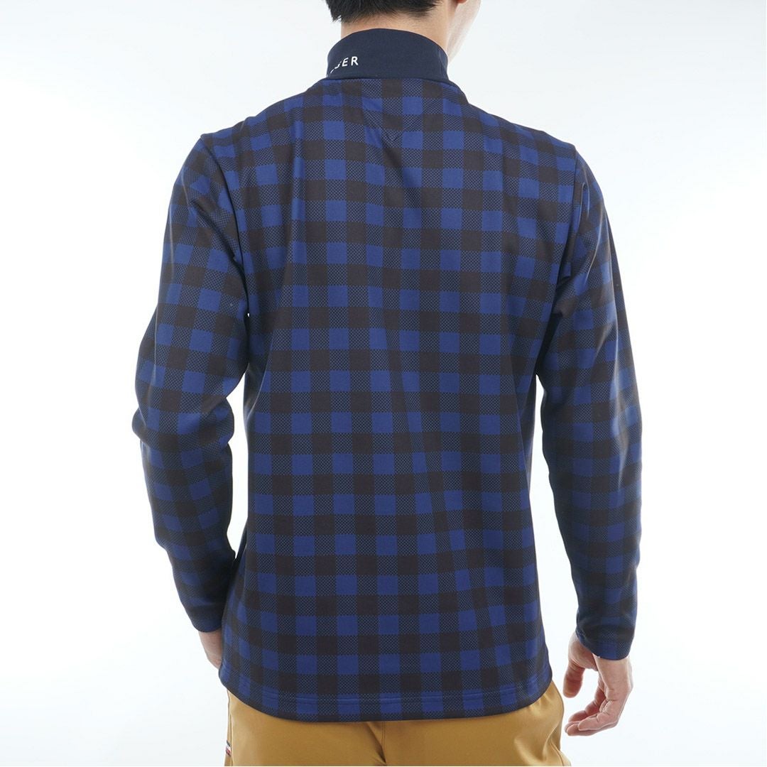 30％OFF】[トミーヒルフィガー]メンズ チェック柄 長袖ハイネック