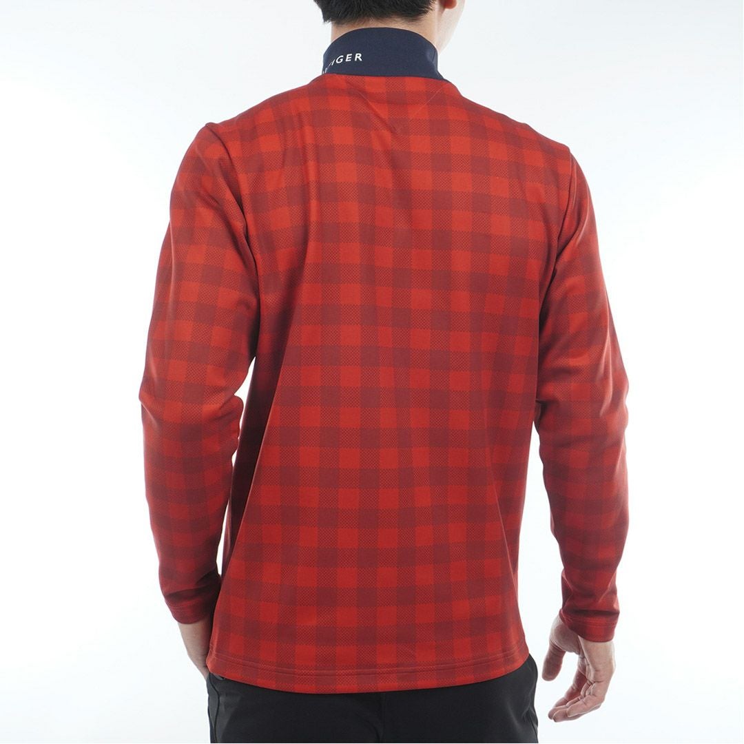 トミー ヒルフィガー ゴルフ Tommy Hilfiger Golf メンズ メンズ チェック柄 長袖ハイネックシャツ THMA569 詳細15