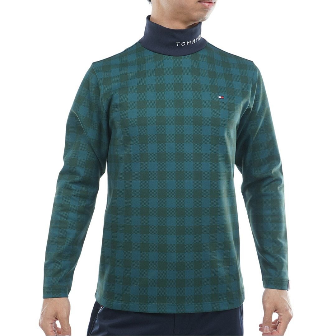 トミー ヒルフィガー ゴルフ Tommy Hilfiger Golf メンズ メンズ チェック柄 長袖ハイネックシャツ THMA569 詳細16