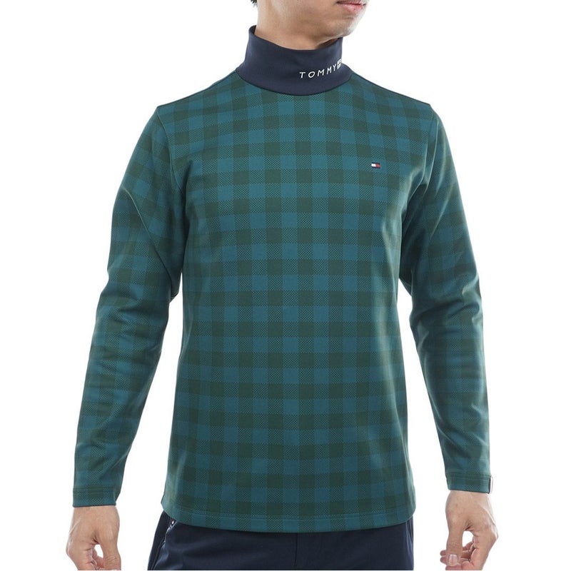 トミー ヒルフィガー ゴルフ Tommy Hilfiger Golf メンズ メンズ チェック柄 長袖ハイネックシャツ THMA569 詳細16