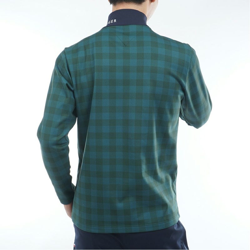 トミー ヒルフィガー ゴルフ Tommy Hilfiger Golf メンズ メンズ チェック柄 長袖ハイネックシャツ THMA569 詳細18