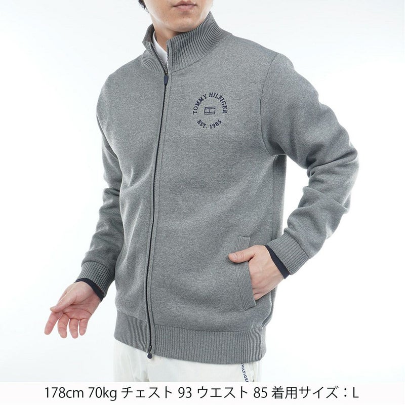 トミー ヒルフィガー ゴルフ Tommy Hilfiger Golf メンズ メンズ モ-ル ニットジャケット THMA570 詳細5