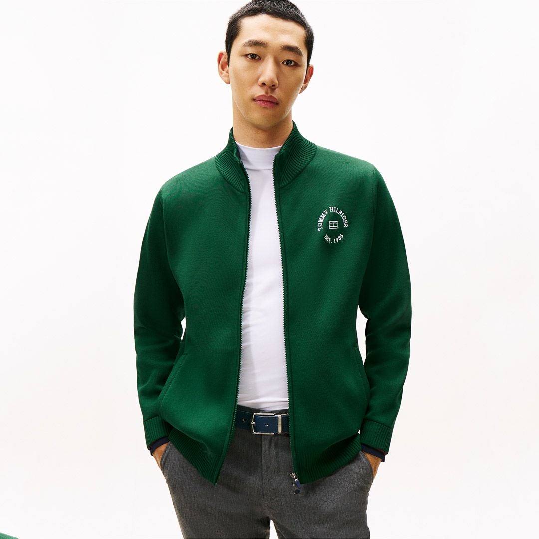 トミー ヒルフィガー ゴルフ Tommy Hilfiger Golf メンズ メンズ モ-ル ニットジャケット THMA570 詳細29