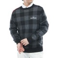 トミー ヒルフィガー ゴルフ Tommy Hilfiger Golf メンズ メンズ チェックジャガード クルーネックニット THMA571 詳細1