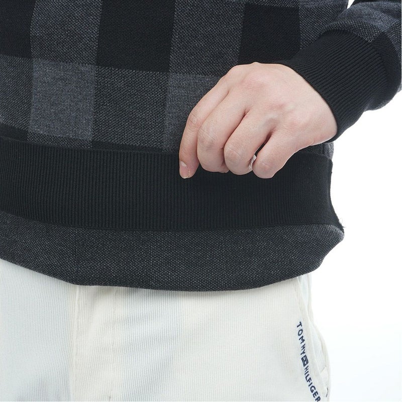 トミー ヒルフィガー ゴルフ Tommy Hilfiger Golf メンズ メンズ チェックジャガード クルーネックニット THMA571 詳細10