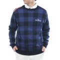 トミー ヒルフィガー ゴルフ Tommy Hilfiger Golf メンズ メンズ チェックジャガード クルーネックニット THMA571 詳細11