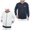 トミー ヒルフィガー ゴルフ Tommy Hilfiger Golf メンズ メンズ ロゴジャガードニット リバーシブルジャケット THMA574 詳細1