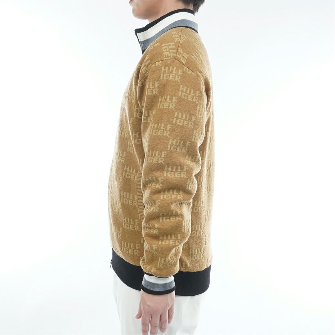 トミー ヒルフィガー ゴルフ Tommy Hilfiger Golf メンズ メンズ ロゴジャガードニット リバーシブルジャケット THMA574 詳細11