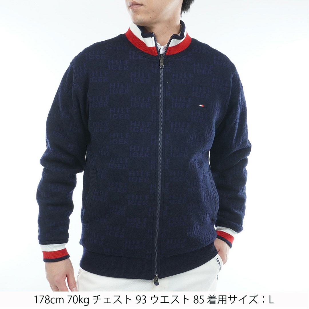 トミー ヒルフィガー ゴルフ Tommy Hilfiger Golf メンズ メンズ ロゴジャガードニット リバーシブルジャケット THMA574 詳細24