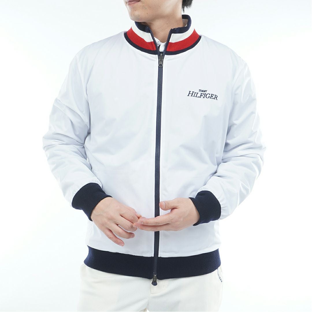 トミー ヒルフィガー ゴルフ Tommy Hilfiger Golf メンズ メンズ ロゴジャガードニット リバーシブルジャケット THMA574 詳細27