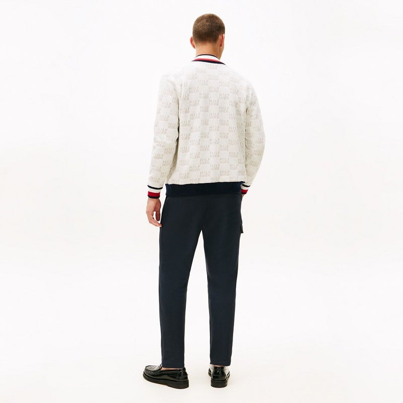 トミー ヒルフィガー ゴルフ Tommy Hilfiger Golf メンズ メンズ ロゴジャガードニット リバーシブルジャケット THMA574 詳細31