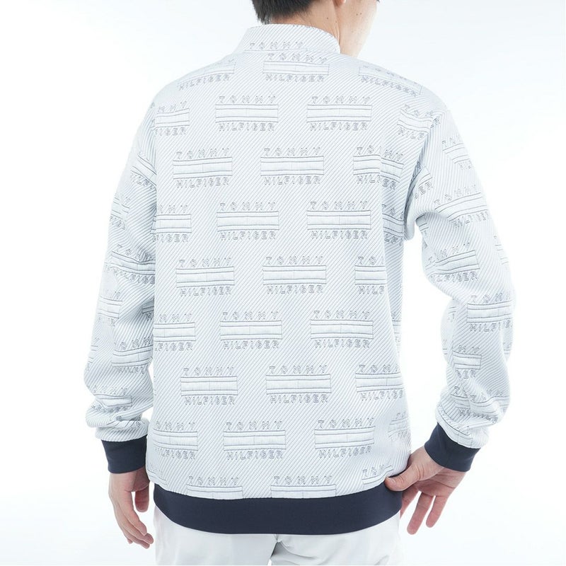 トミー ヒルフィガー ゴルフ Tommy Hilfiger Golf メンズ メンズ ジャガードキルト モックネックスウェット THMA575 詳細3