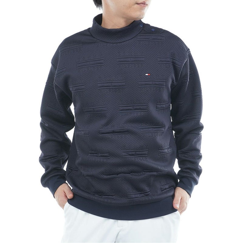 トミー ヒルフィガー ゴルフ Tommy Hilfiger Golf メンズ メンズ ジャガードキルト モックネックスウェット THMA575 詳細7