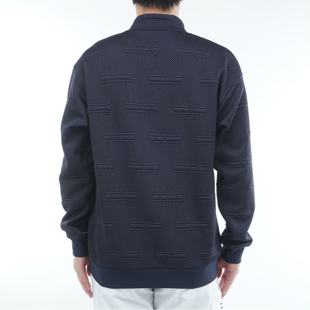トミー ヒルフィガー ゴルフ Tommy Hilfiger Golf メンズ メンズ ジャガードキルト モックネックスウェット THMA575 詳細10