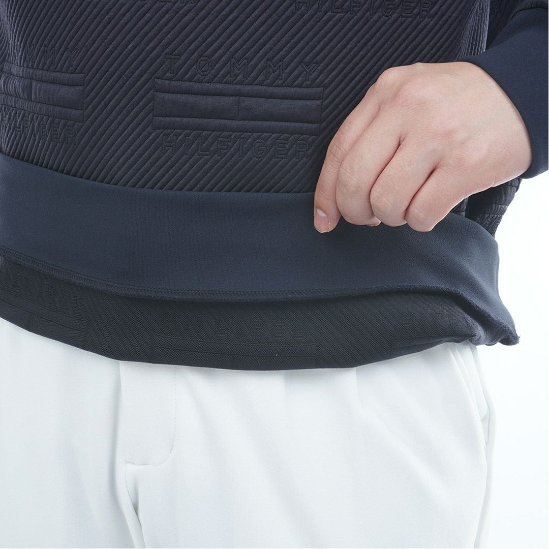 トミー ヒルフィガー ゴルフ Tommy Hilfiger Golf メンズ メンズ ジャガードキルト モックネックスウェット THMA575 詳細14