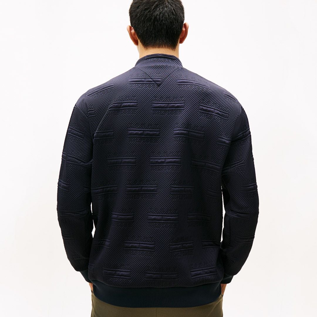 トミー ヒルフィガー ゴルフ Tommy Hilfiger Golf メンズ メンズ ジャガードキルト モックネックスウェット THMA575 詳細21