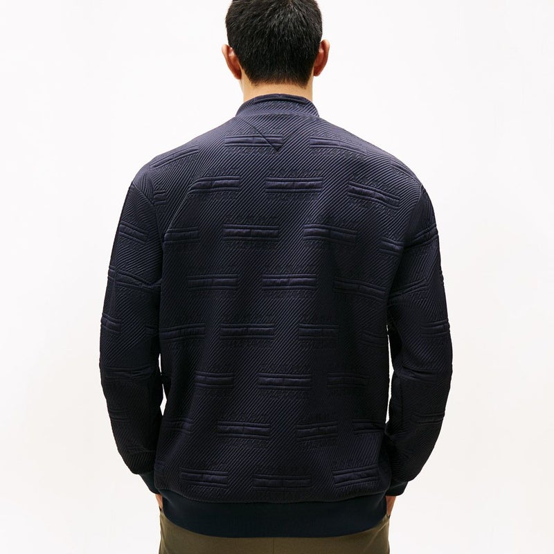 トミー ヒルフィガー ゴルフ Tommy Hilfiger Golf メンズ メンズ ジャガードキルト モックネックスウェット THMA575 詳細21