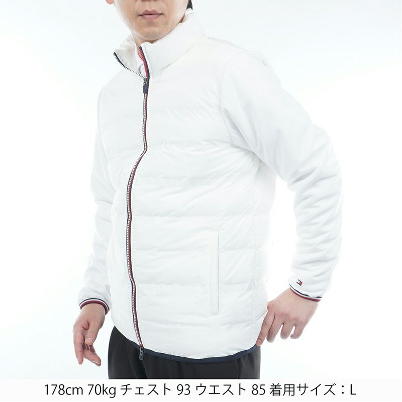 トミー ヒルフィガー ゴルフ Tommy Hilfiger Golf メンズ メンズ ロゴ入り接結キルト 中綿ジャケット THMA578 詳細2