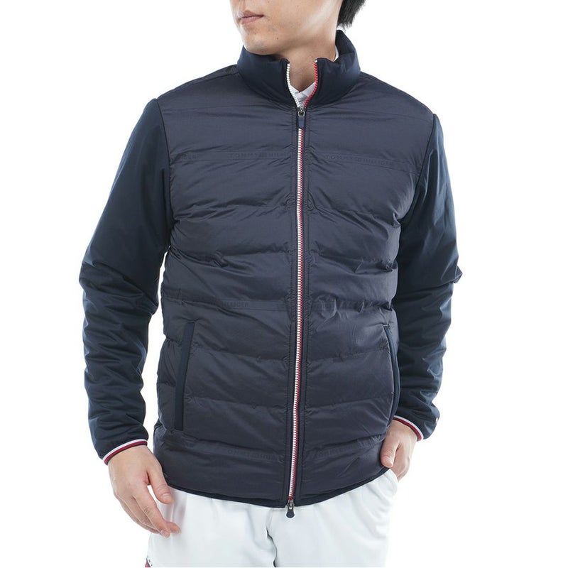 トミー ヒルフィガー ゴルフ Tommy Hilfiger Golf メンズ メンズ ロゴ入り接結キルト 中綿ジャケット THMA578 詳細7